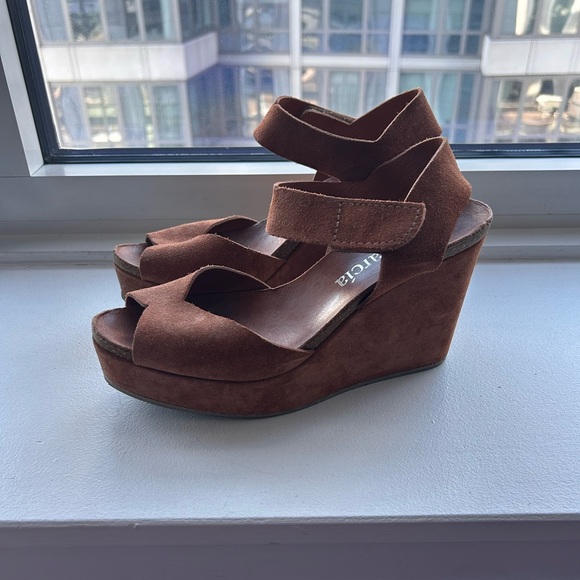 Pedro Garcia Molly sandal size 41 wedge heel - Picture 4 of 4